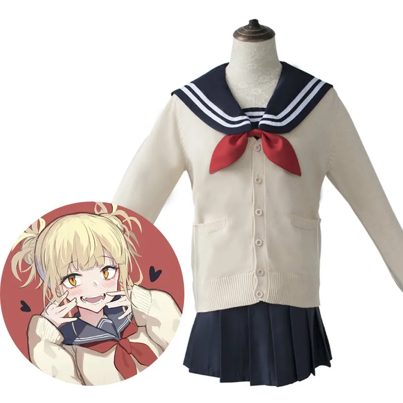 Химико Тога Косплей Костюм с героями из мультфильма Мой герой JK форма для женщин