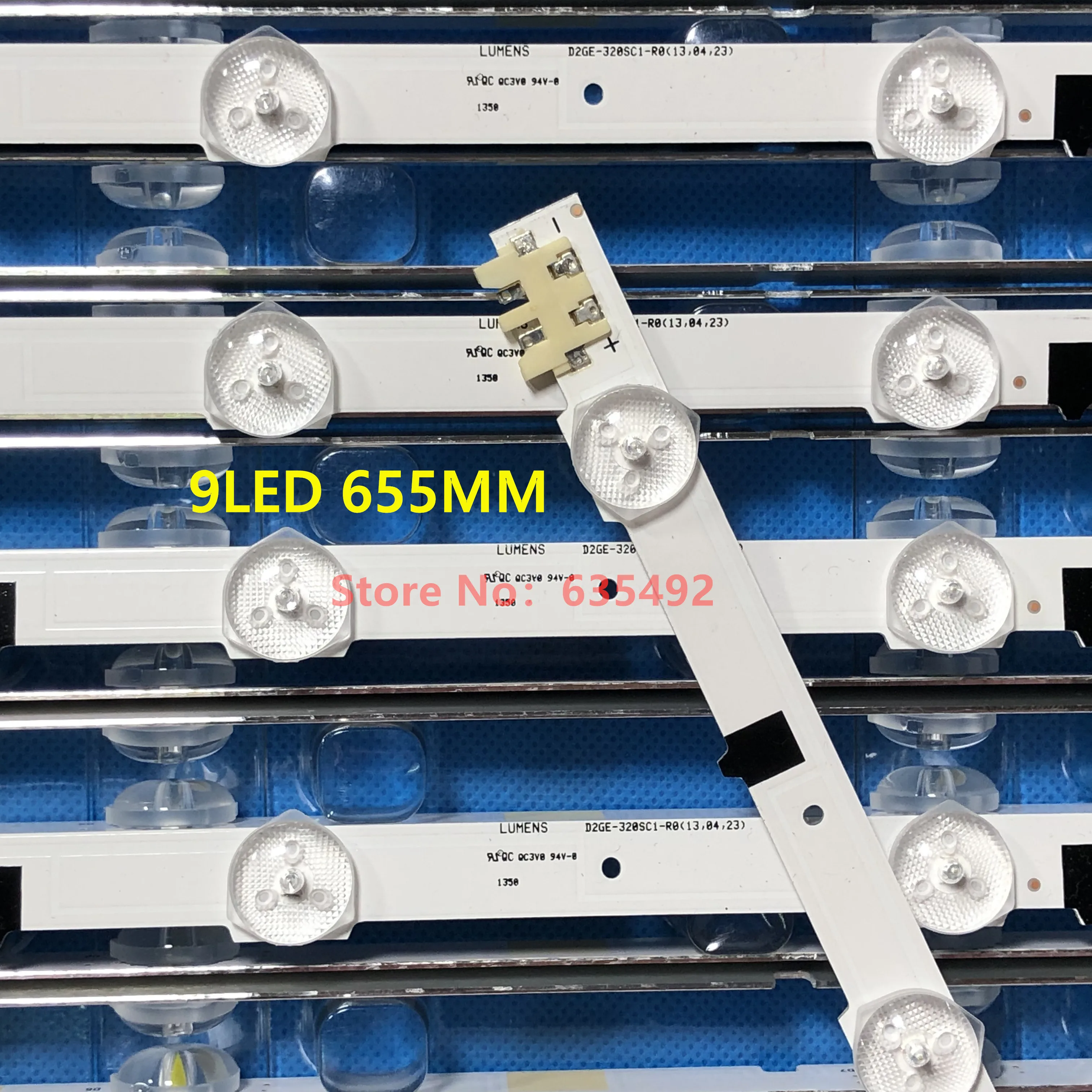 655 мм светодиодный полосы для Samsung Sh arp FHD 32''TV D2GE 320SC1 R0 CY HF320BGSV1H UE32F5000AK UE32f5500AW