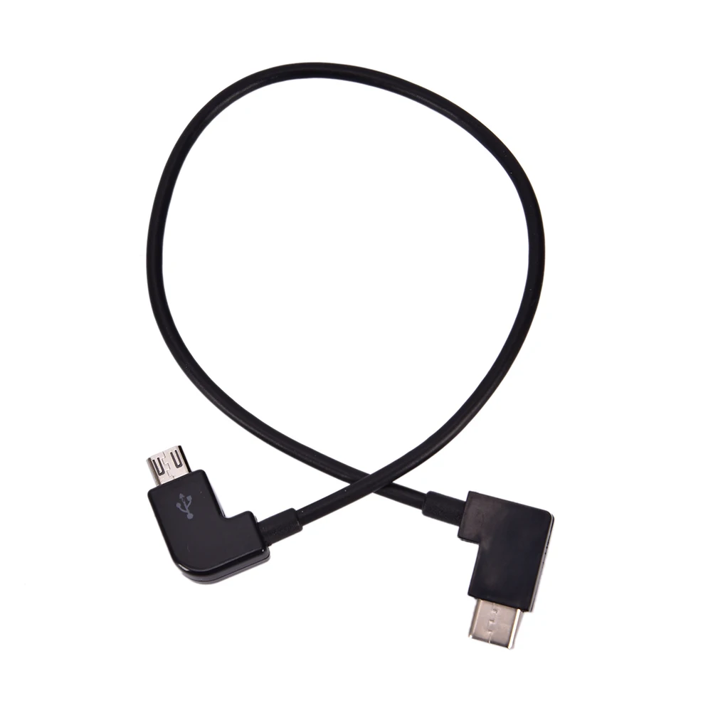 1 шт. Micro USB Type C кабель для передачи данных 90 градусов OTG Шнур портативного