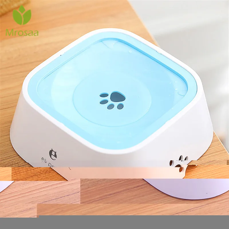 Питьевая вода для собак миски кошек 1500 мл Пластиковые Портативные кормушка