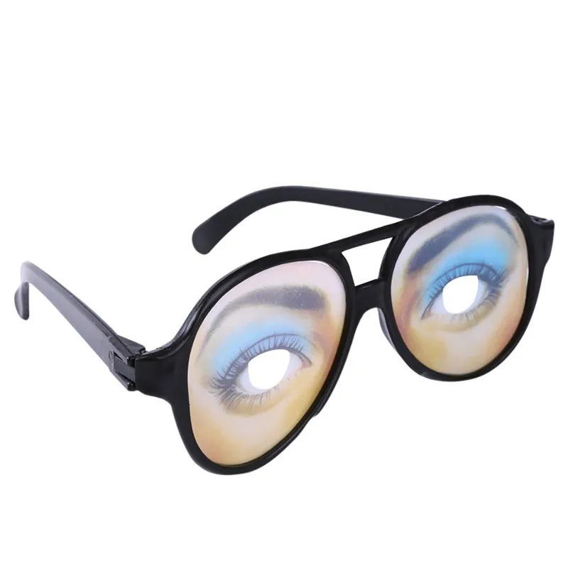 Игрушка на Хэллоуин взрослые вечерние потрясающие забавные глаза маска с очками