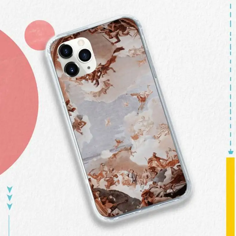 

Creation of Aesthetic Art in Versailles Phone Case for iPhone 11 12 pro XS MAX 8 7 6 6S Plus X 5S SE 2020 XR
