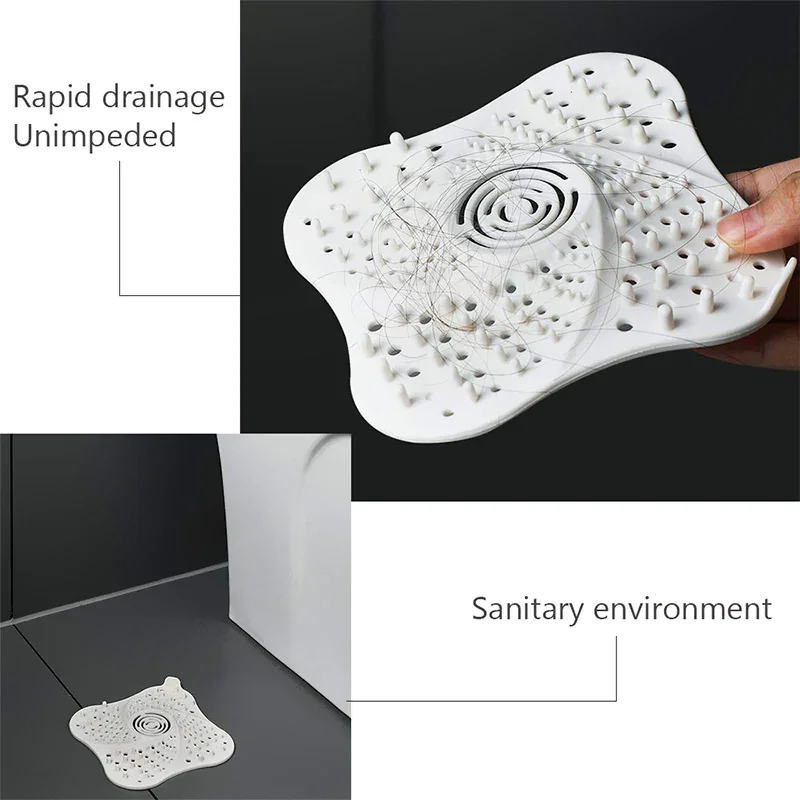 Антиблокировочная насадка для волос пробка душа напольные дренажные крышки