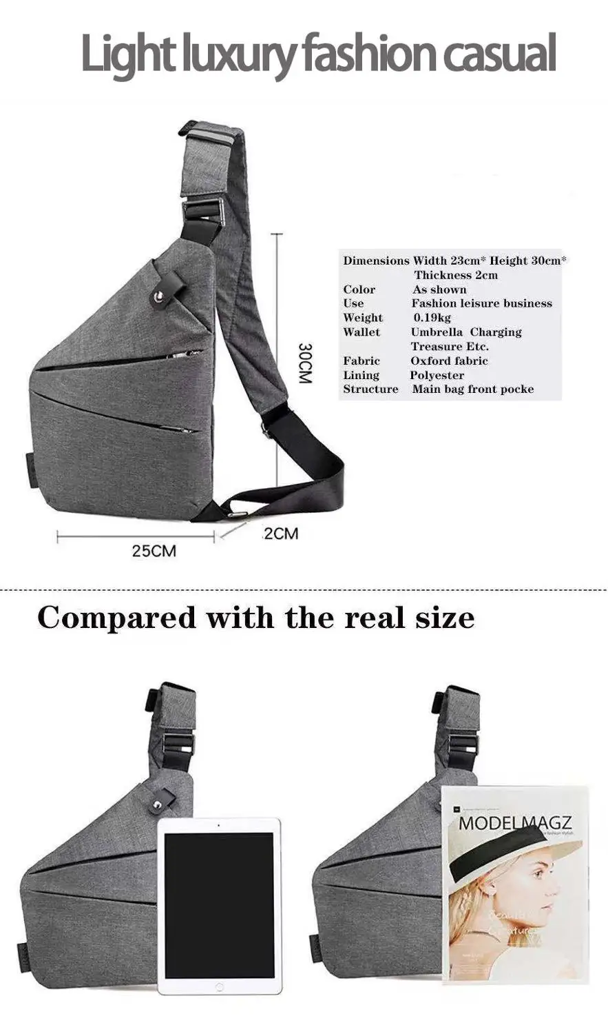 2020 модная мужская нагрудная сумка карман для телефона сумка-мессенджер