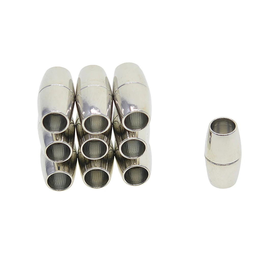 10 Sets Kumihimo Bracelet Necklace Barrel Magnetic Clasps Jewelry Making Findings Accessories Connectors for DIY Craft Supplies | Украшения