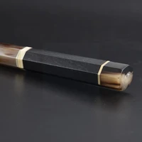 horn natural black ebony wood handle octagonal handle handle crafts diy kitche damascus knife semi finished manual t3l6