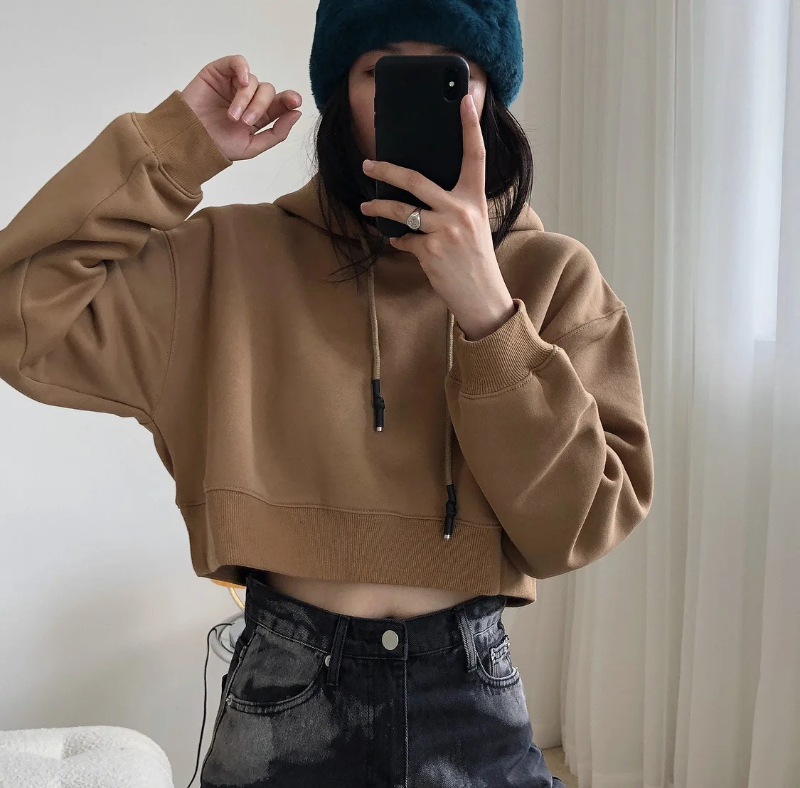 2022 new autumn winter fashion hoodies women 8195-1086