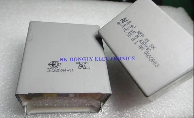 Пленочный конденсатор R49 R.49 MKP X1 SH 6 8 мкФ M 330VAC 685 P = 38 мм 2 шт.|Аксессуары для