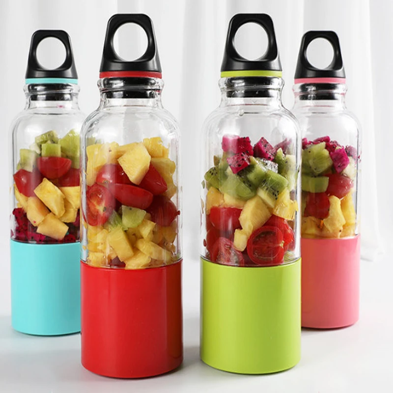 

500 ML Portable Juicer Cup USB Rechargeable Electric Automatic Smoothie Vegetables Fruit Juice Tools Maker Cup Blender Mixer Hot