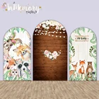 Фон для фотосъемки с изображением животных из мультфильмов