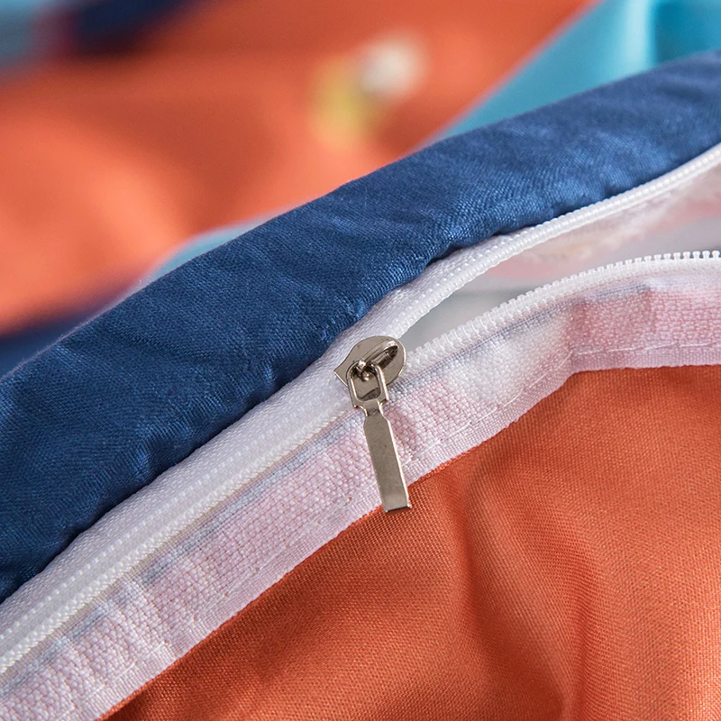 

nordic cartoon bedding set cute duvet cover sheets pillowcase bed linen set for home quenn king single size