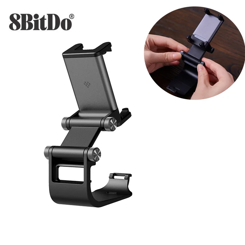 8BitDo Mobile Phone Holder for Pro 2 Adjustable Gaming Clip Stand Smartphone Clip Extender Holder for 8Bitdo Pro 2 Controllers