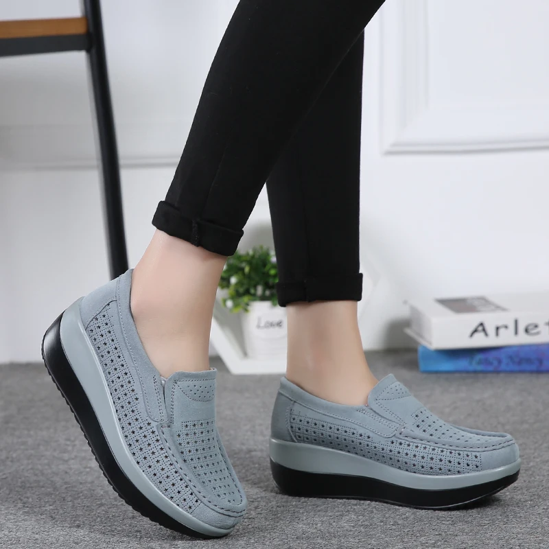 Весенняя женская обувь на плоской подошве женские кроссовки платформе без
