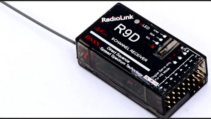 Radiolink DSSS 2.4G R9D 9 channels receiver the upgrand Support S.BUS compatible AT9 and AT10 transmitter for DIY QAV250/ZMR250 |