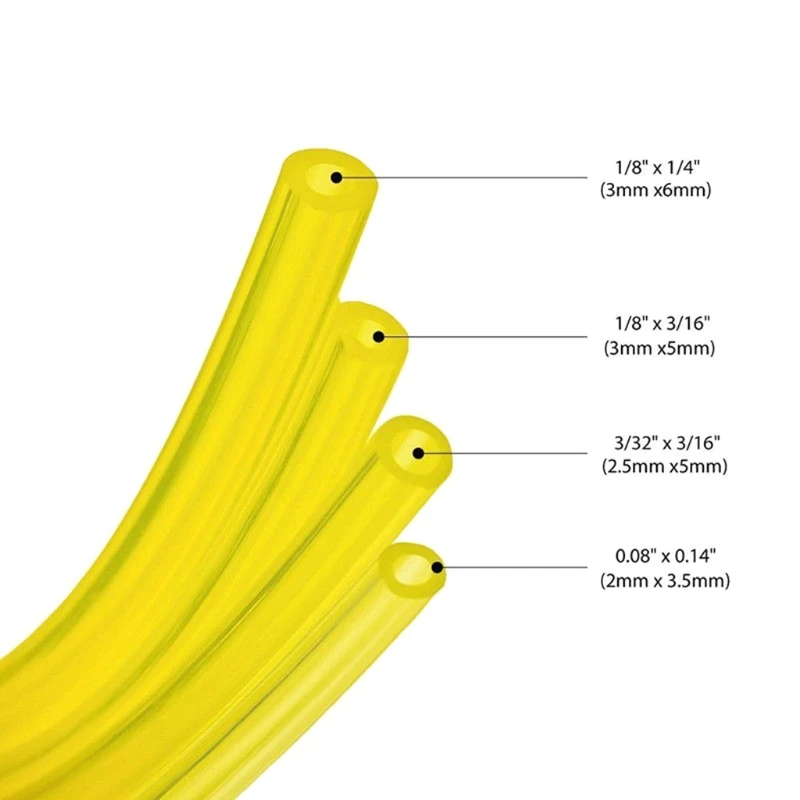 

4 Size Petrol Fuel Line Hose Tube For Common 2 Cycle Small Engine & Chainsaw New DropShipping