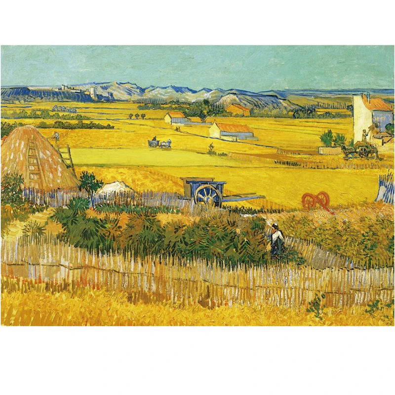 

Adults Puzzles1000 Piece Large Personalized Educational Toy Landscape Wheat Field Paper Juegos Para Ninos Toys Hobbies BE50TY