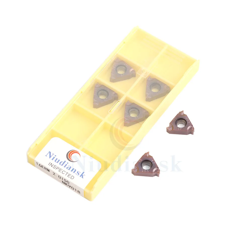 

16ERM 1.0ISO NK9018 CNC Lathe Tools 16ERM 1.5ISO 2.0ISO 2.5ISO NK9018 Threading Turning Tool 16IRM 3.0ISO NK9018 Carbide Inserts