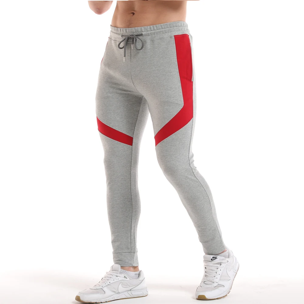 Мужские спортивные штаны для бега из кусков футбола тренировок эластичные