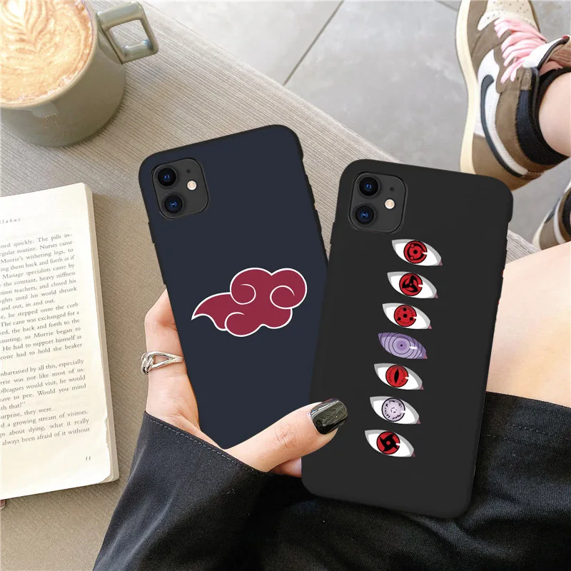 

Fashion Relief Anime Naruto man boy eye Cover Soft Cartoon Phone Case For iPhone XS MAX X XR 11 Pro Max SE 2020 6 6s 7 8 Plus