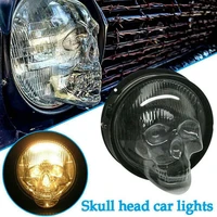2021 new creative skull headlight covers for car truck auto decorative protective head lamp cover car accessories