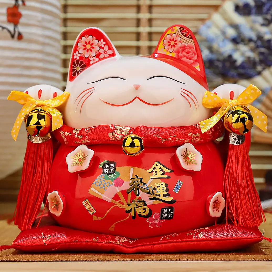 

Ceramics Large Money Box Cartoons Coin Piggy Bank for Kids Saving Japanese Lucky Cat Money Box Tirelire Enfant Home Decor DB60CQ
