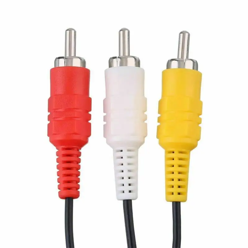 

OEM 3.5mm Jack 6FT RCA TV Male Audio Video Cable AUX Stereo Cord 3RCA Standard Converter Wire For Playstation PS1 PS2 PS3