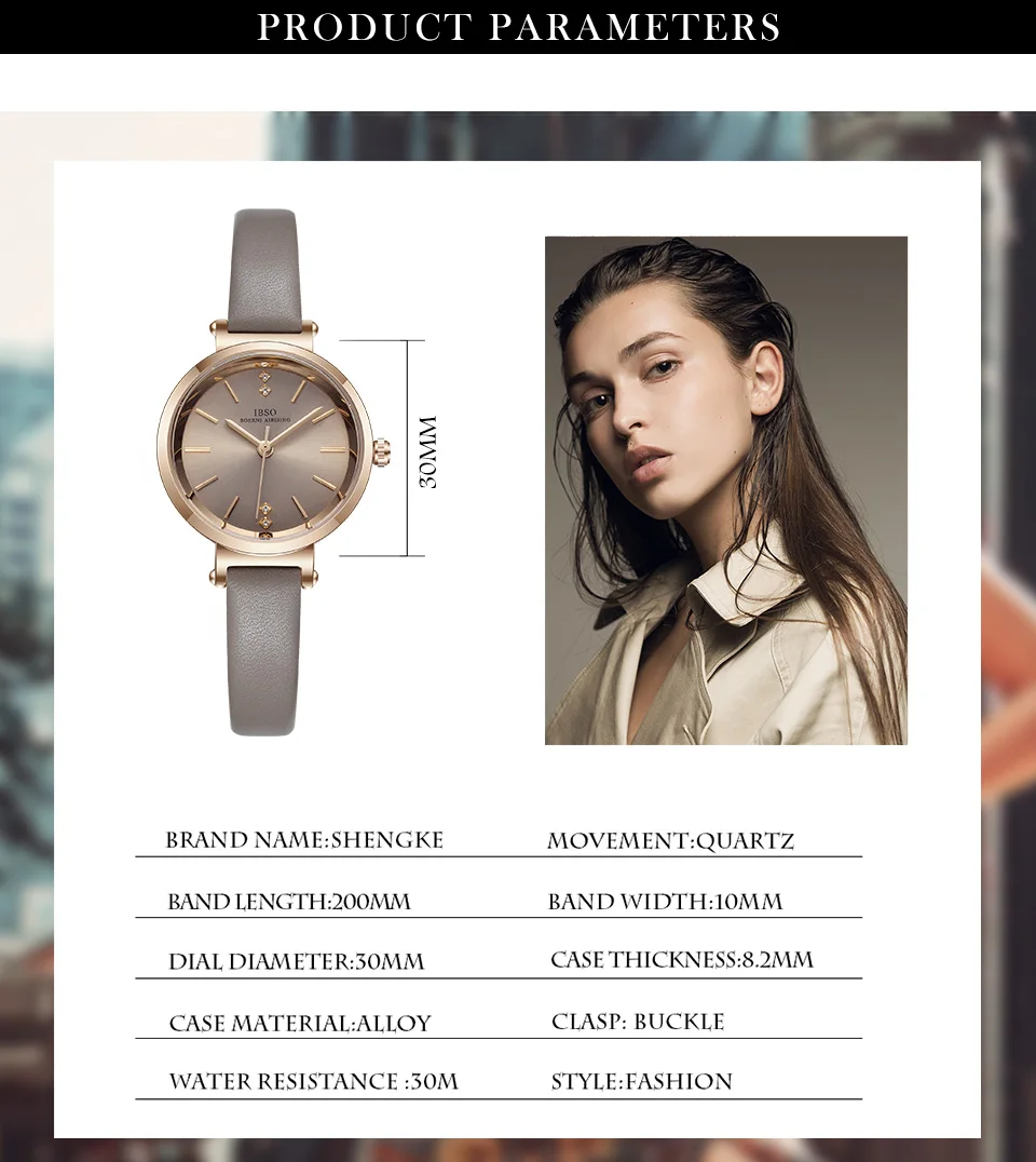 Часы наручные IBSO женские ультратонкие роскошные модные кварцевые 8 мм 2022 |