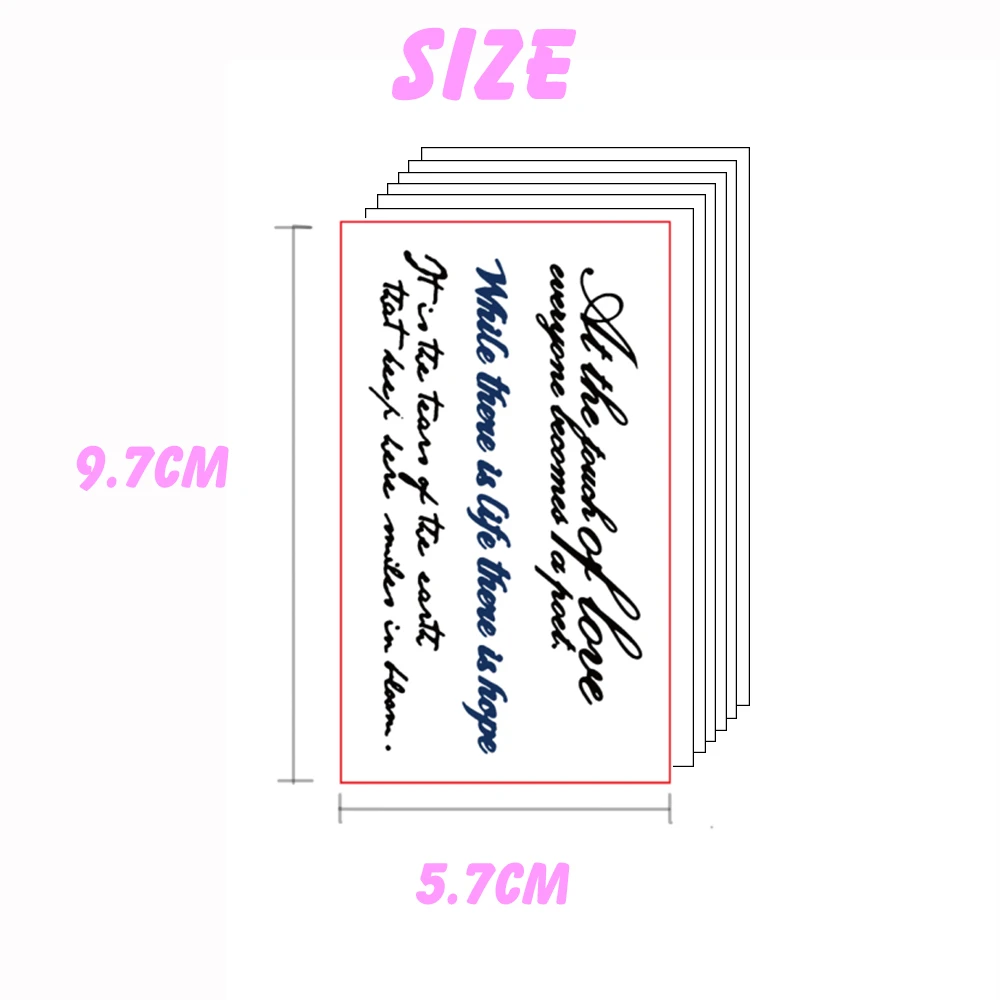 30Pcs Women's Temporary Tattoo Stickers Waterproof Lotus Moon False Tattoo Disposable Decorative Decals Human Body Art Men Women