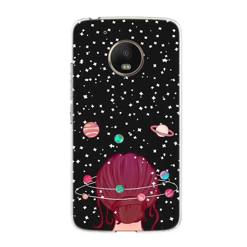 Мягкий силиконовый чехол Planet Space для Motorola Moto G7 Power G6 G5 G5S E6 E4 E5 Plus G4 Play Cover Coque |