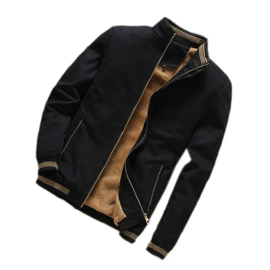 Новинка 2018 деловая Мужская Осенняя зимняя теплая куртка размера плюс M 4XL удобная