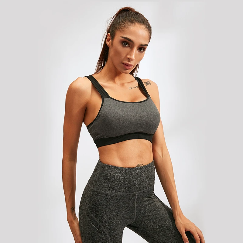 Sexy Sports Bra Top For Fitness Women Push Up Beauty Back Yoga Running Gym Femme Active Wear Padded Underwear Crop Tops Female