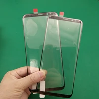10pcs outer glassoca film lcd front touch screen glass lens for sm galaxy s8 g950 g950f s8 plus g955f front glass lens