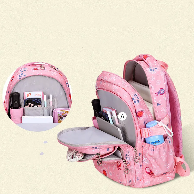 

2020 Children School Bags Girls Orthopedic schoolbag kids Backpacks pricess school Backpacks princess Backpacks mochila infantil