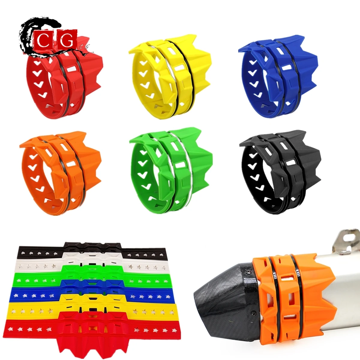 Универсальная защитная крышка для глушителя выхлопных газов MX защита от ожогов