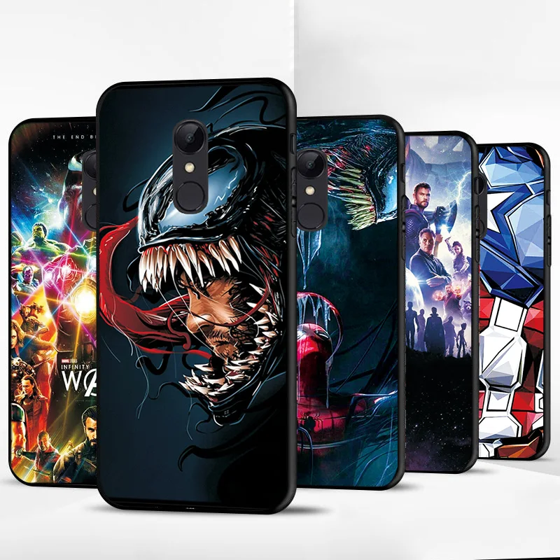 Для huawei Honor 6X чехол s Marvel Heroes чехол для телефона Honor 6C 6X 7X 8X 9X Pro Чехол Мягкий Черный ТПУ чехол для huawei Honor 6X