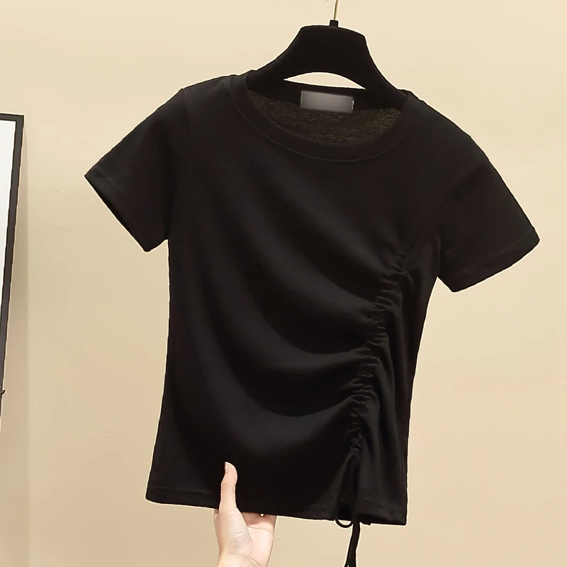 

T Shirt Summer Short Sleeve Clothing Plus Size Harajuku Top Tee Tumblr T shirt Women Black