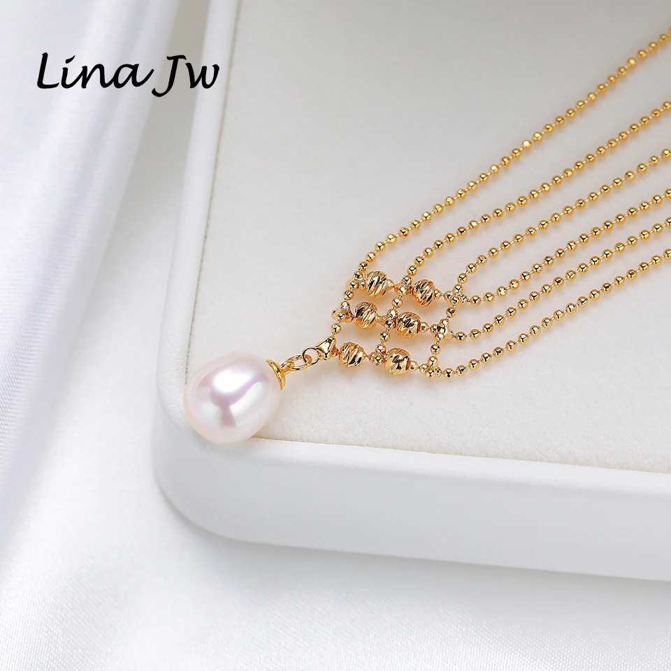 

Narurnal Freshwater Pearl Necklace for Women Neck Chain Choker Jewlery Accessories Bijoux Femme Pendant Christmas Present