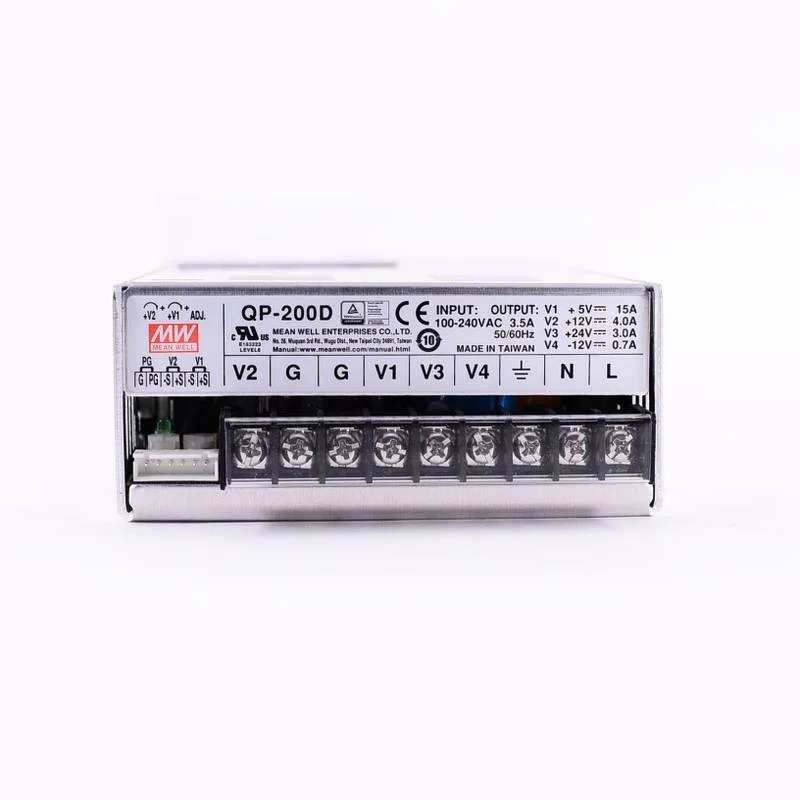 QP 150/200/320 3A/3B/3C/3D/3E/D/F/B/C на четыре выхода с источником питания PFC Meanwell 3.3V5V 5V12V24V 12V15V