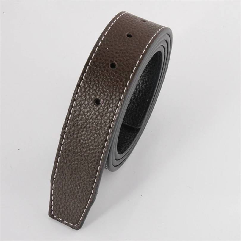 Роскошный ремень без пряжки бренд H мужской высокого качества из натуральной