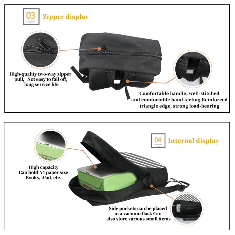 Student Bag Color Pet Pattern Custom Zipper Backpack Diagonal Bag Pen Bag Three-piece Set Pet Lovers Large-capacity Daily