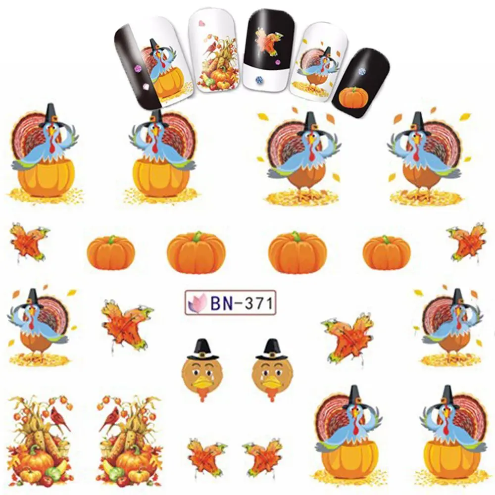 12 узоров Маргаритка на ногти художественные наклейки для переноса воды кленовый