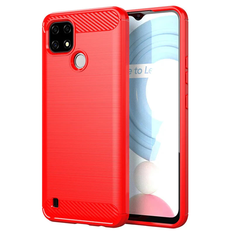 For Cover OPPO Realme C21 Case For Realme C21 Coque Protective Back Shockproof TPU Silicone Cover For Realme 6 8 Pro C21 Fundas