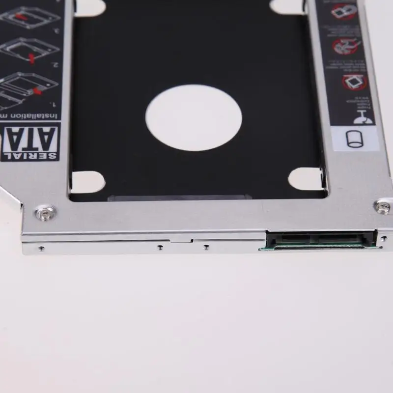 2,5 ''9,5 мм Универсальный SATA 2nd HDD SSD карман для жесткого диска для CD/DVD-ROM Оптический отсек жесткий диск с отверткой