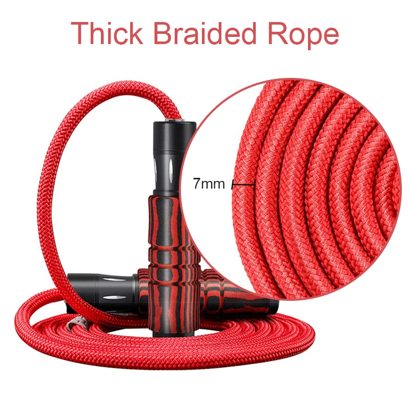 

Bearing Weighted Skipping Rope Adjustable Jump Rope Crossfit Training for Cardio Boxing MMA Exercise Fitness Equipment
