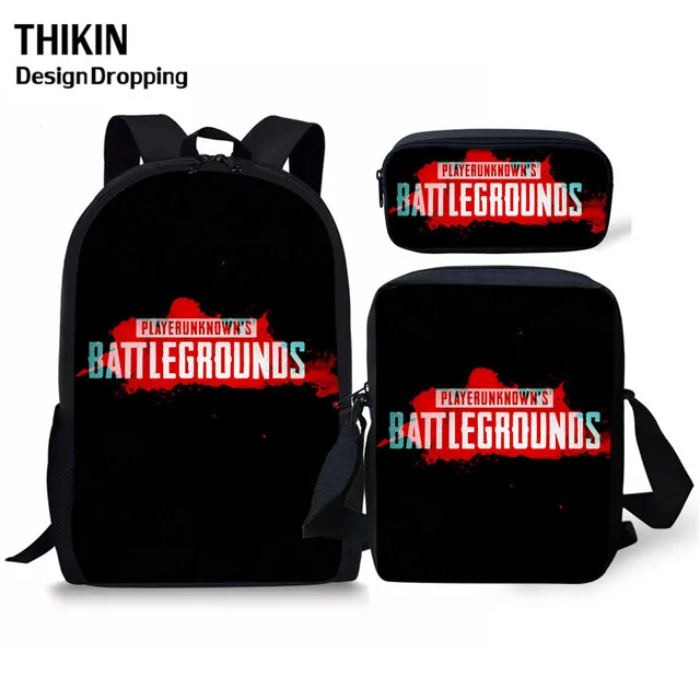 5 Рюкзаки battlegrounds от THIKIN Game Player Unknown, школьные сумки PUBG, рюкзак для фанатов игр бойфренда, сумка через плечо, рюкзак - Цвет: 5