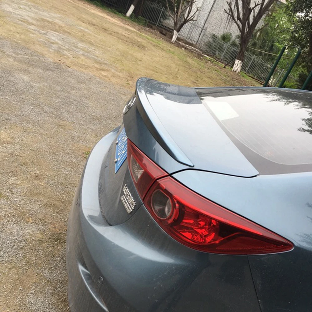 Для Mazda 3 Axela ABS праймер Автомобильный задний спойлер крыло для Mazda3 2014 2016|spoiler wing|rear