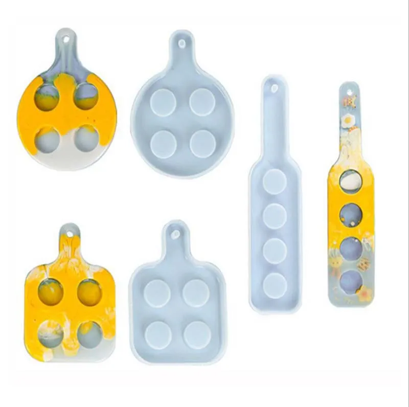 

DIY Epoxy Mold Wine Tray Silicone Mold Mirror Decorations