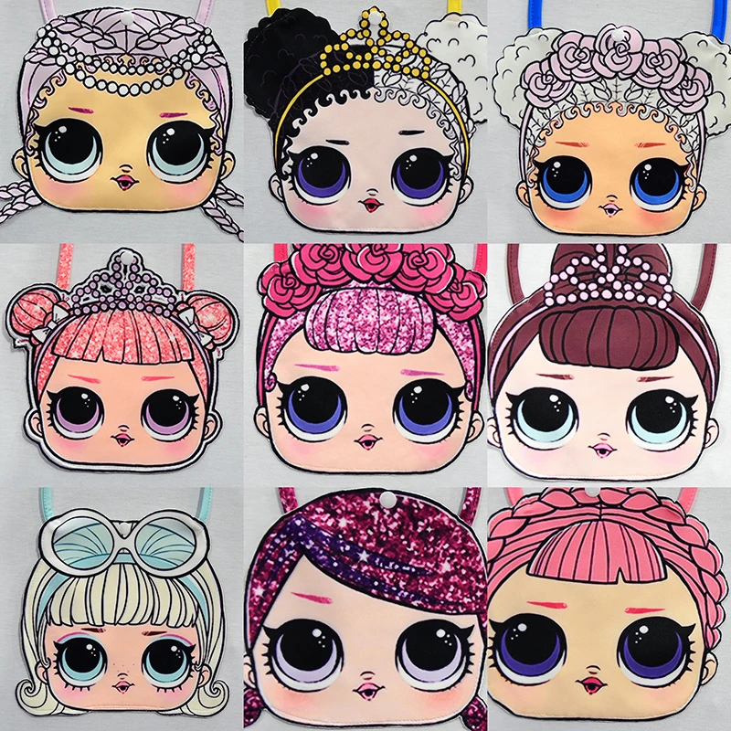 

Lol Surprise Dolls Figure Avatar Modeling Mini Shoulder Bag Cartoon Children Small Thin Crossbody Bags Girl's Birthday Gifts