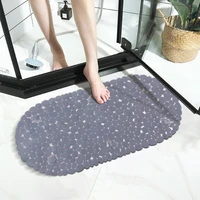 bath tub shower mat 69x35 cm non slip bathtub mat with suction cups machine washable bathroom mats with drain holes