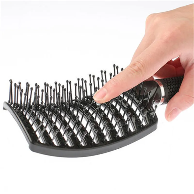 Массажная расческа для мужчин и женщин нейлоновая щетка волос с влажными